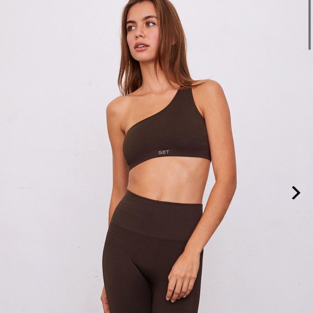 NWT one shoulder bra small (espresso)